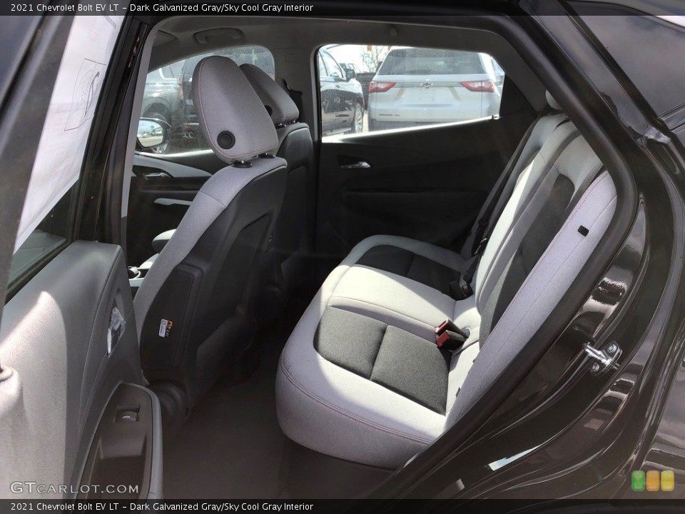 Dark Galvanized Gray/Sky Cool Gray Interior Rear Seat for the 2021 Chevrolet Bolt EV LT #141690435