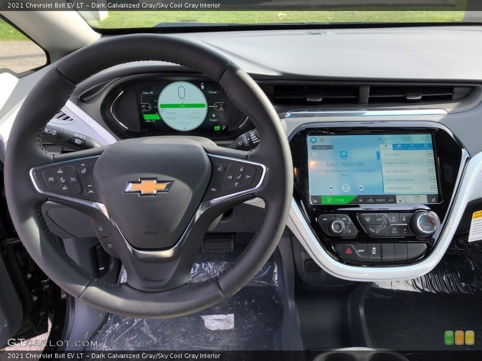Dark Galvanized Gray/Sky Cool Gray Interior Dashboard for the 2021 Chevrolet Bolt EV LT #141690458