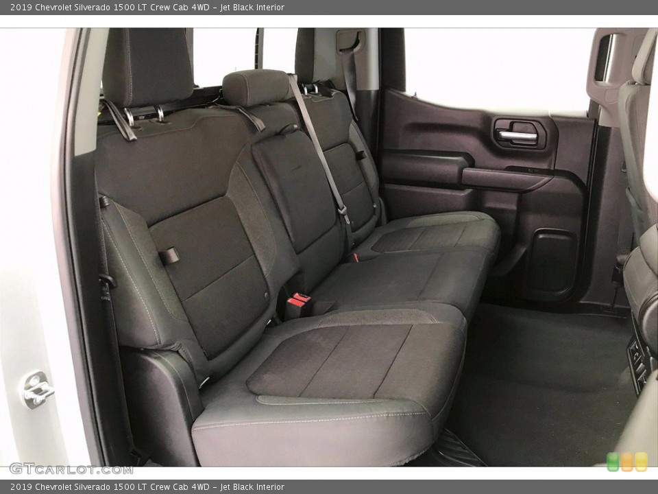 Jet Black Interior Rear Seat for the 2019 Chevrolet Silverado 1500 LT Crew Cab 4WD #141690975