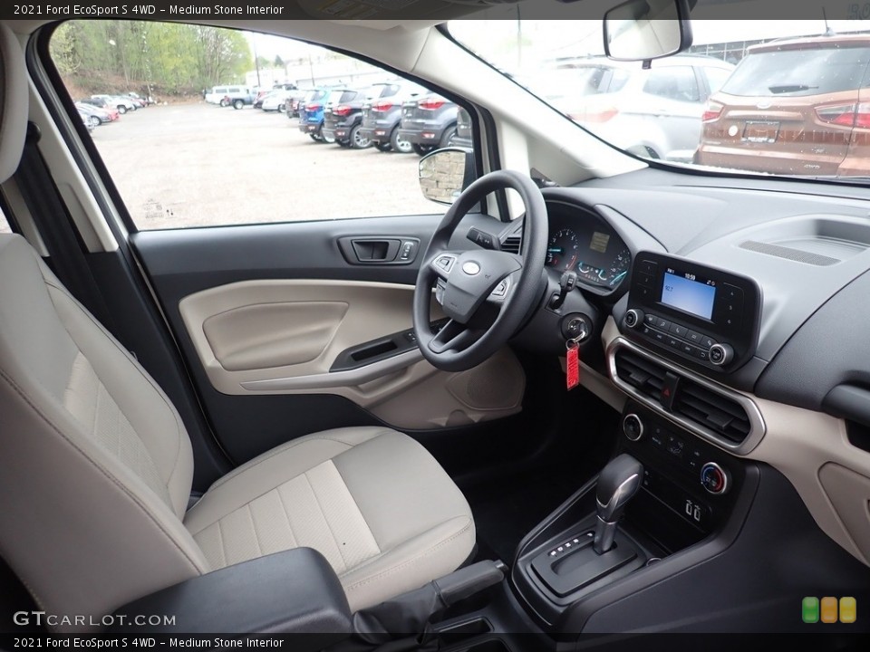 Medium Stone Interior Dashboard for the 2021 Ford EcoSport S 4WD #141694369