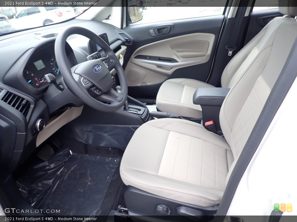 Medium Stone Interior Front Seat for the 2021 Ford EcoSport S 4WD #141694413