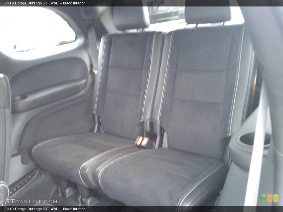Black Interior Rear Seat for the 2019 Dodge Durango SRT AWD #141694677