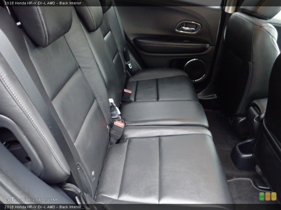 Black Interior Rear Seat for the 2018 Honda HR-V EX-L AWD #141696444