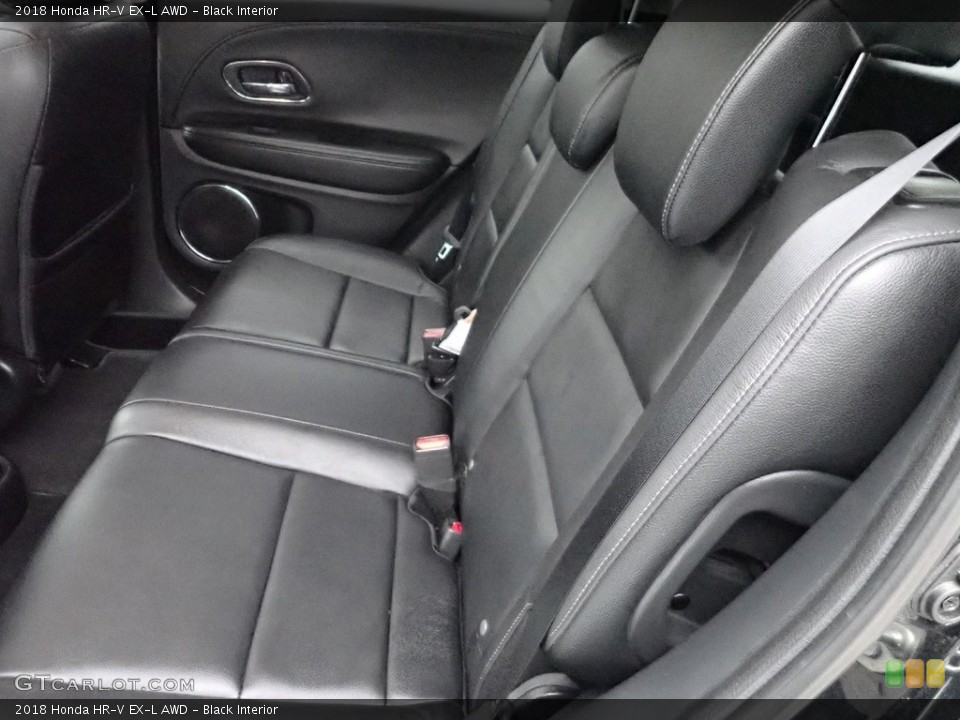 Black Interior Rear Seat for the 2018 Honda HR-V EX-L AWD #141696480