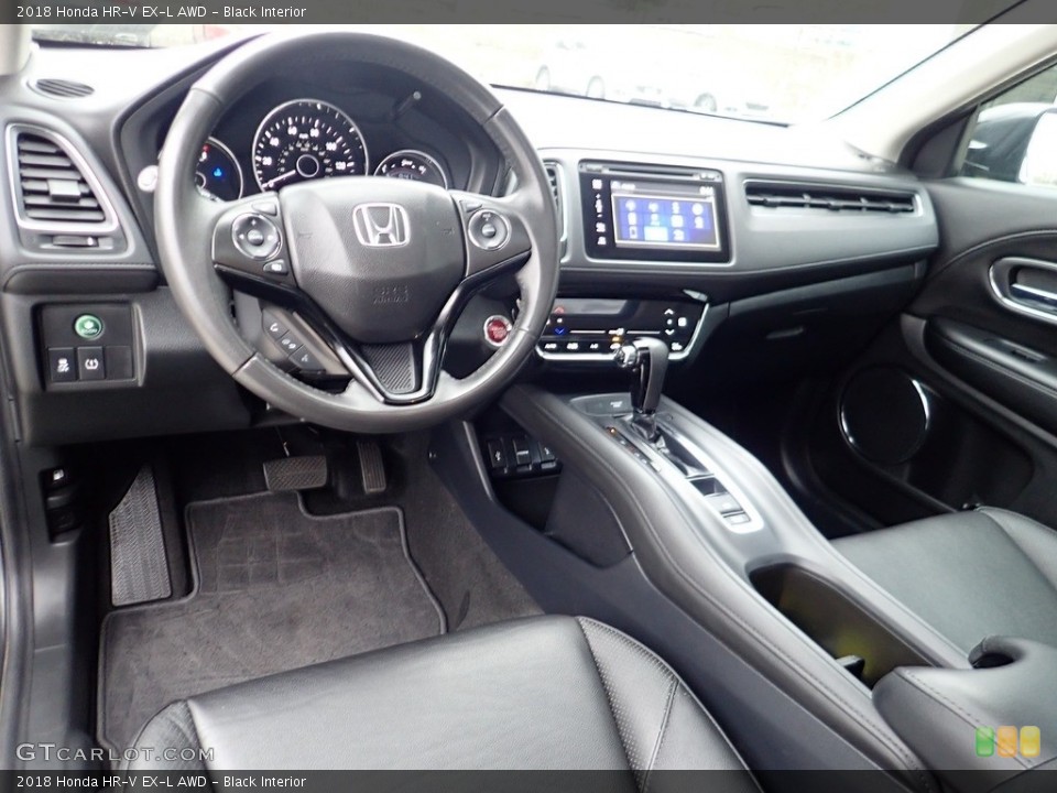 Black 2018 Honda HR-V Interiors