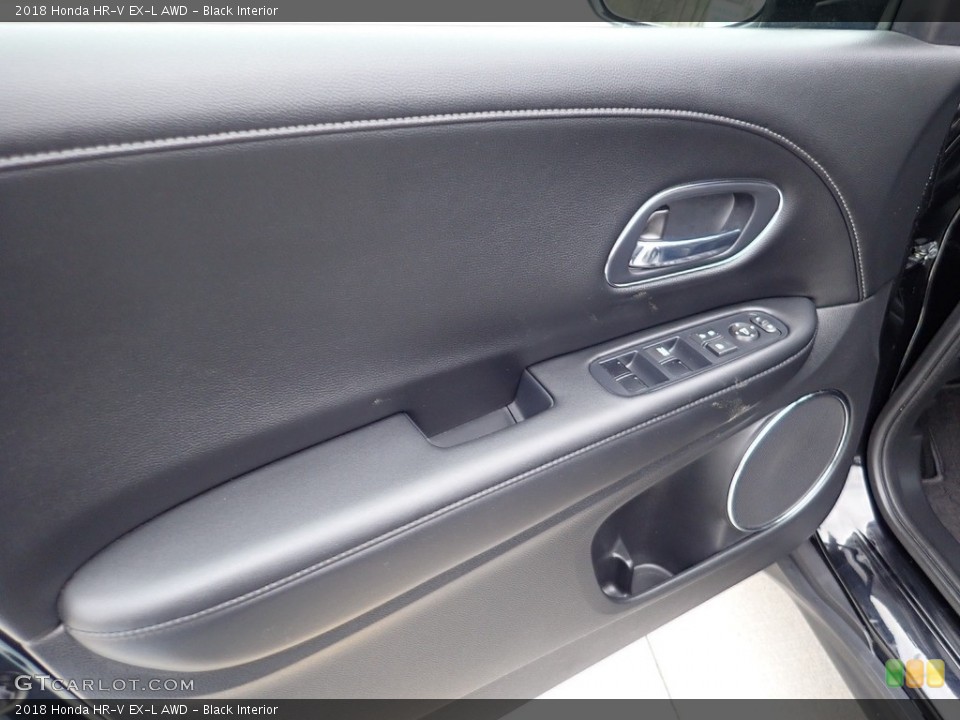 Black Interior Door Panel for the 2018 Honda HR-V EX-L AWD #141696531