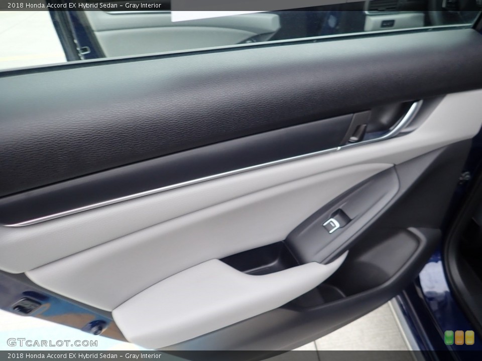 Gray Interior Door Panel for the 2018 Honda Accord EX Hybrid Sedan #141697086