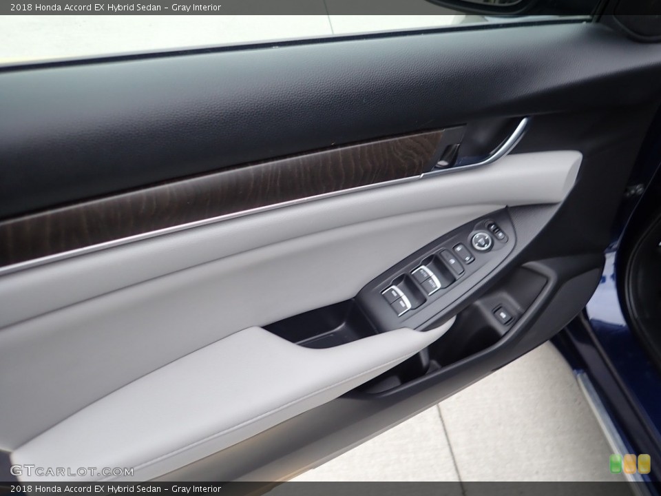 Gray Interior Door Panel for the 2018 Honda Accord EX Hybrid Sedan #141697107