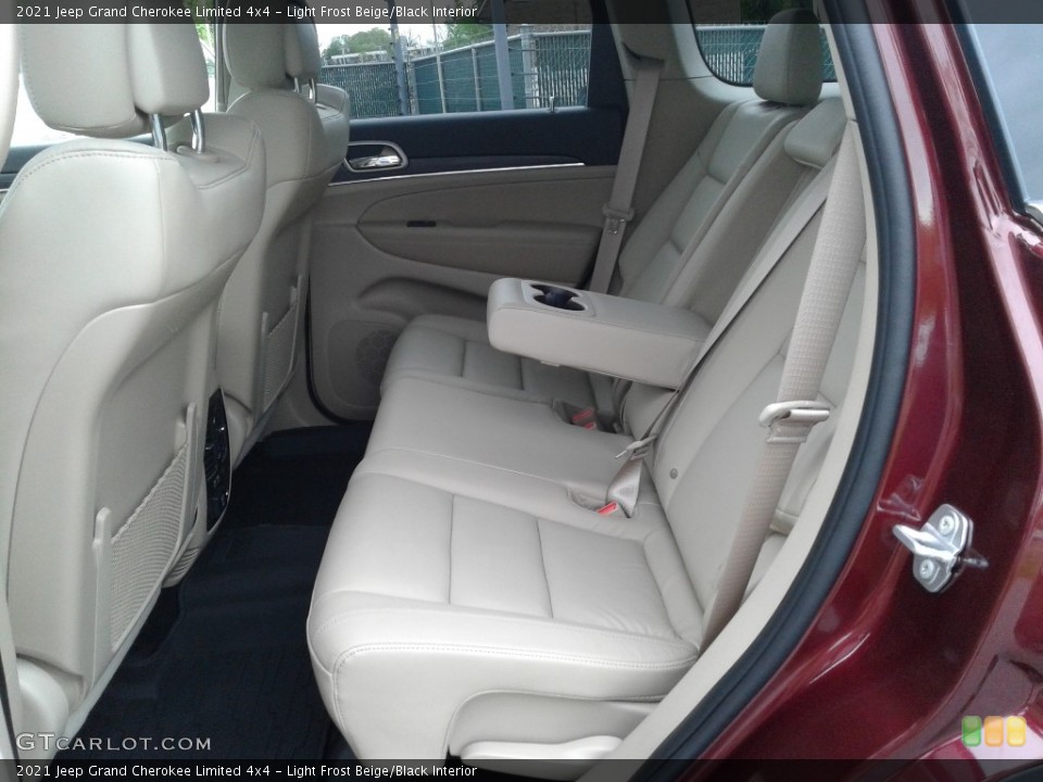 Light Frost Beige/Black Interior Rear Seat for the 2021 Jeep Grand Cherokee Limited 4x4 #141699159