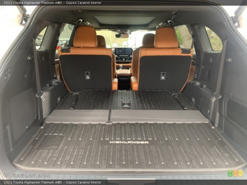 Glazed Caramel Interior Trunk for the 2021 Toyota Highlander Platinum AWD #141700092