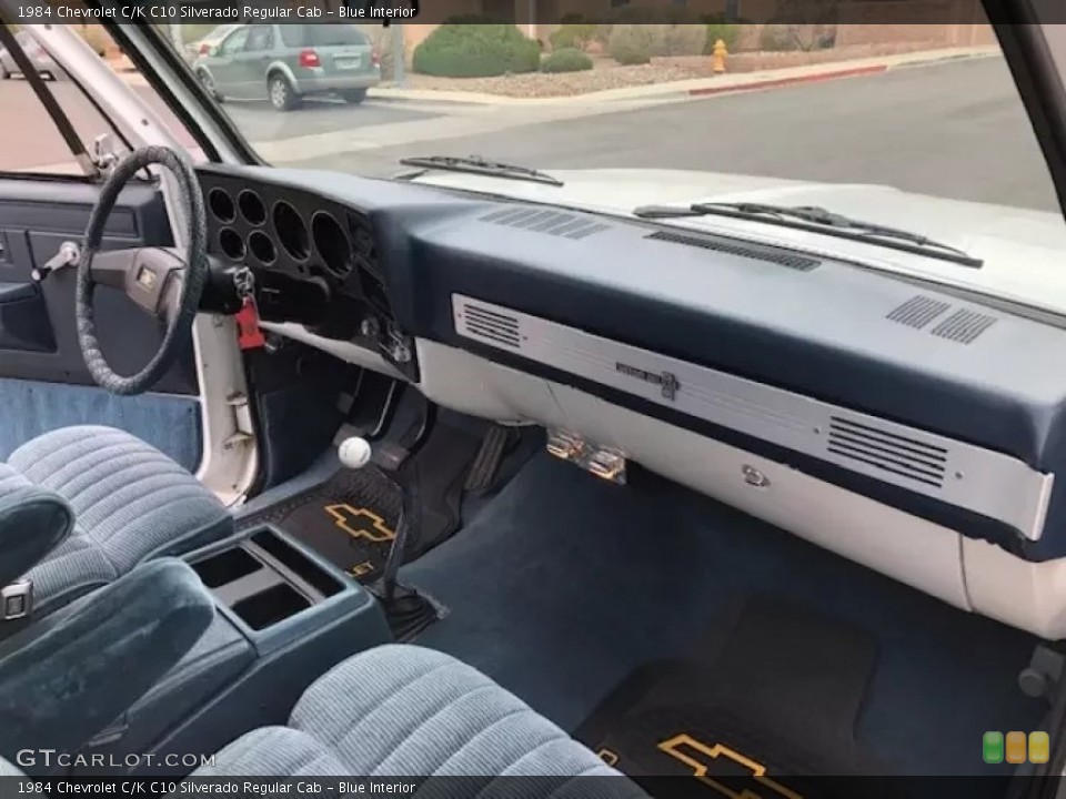 Blue Interior Dashboard for the 1984 Chevrolet C/K C10 Silverado Regular Cab #141700650