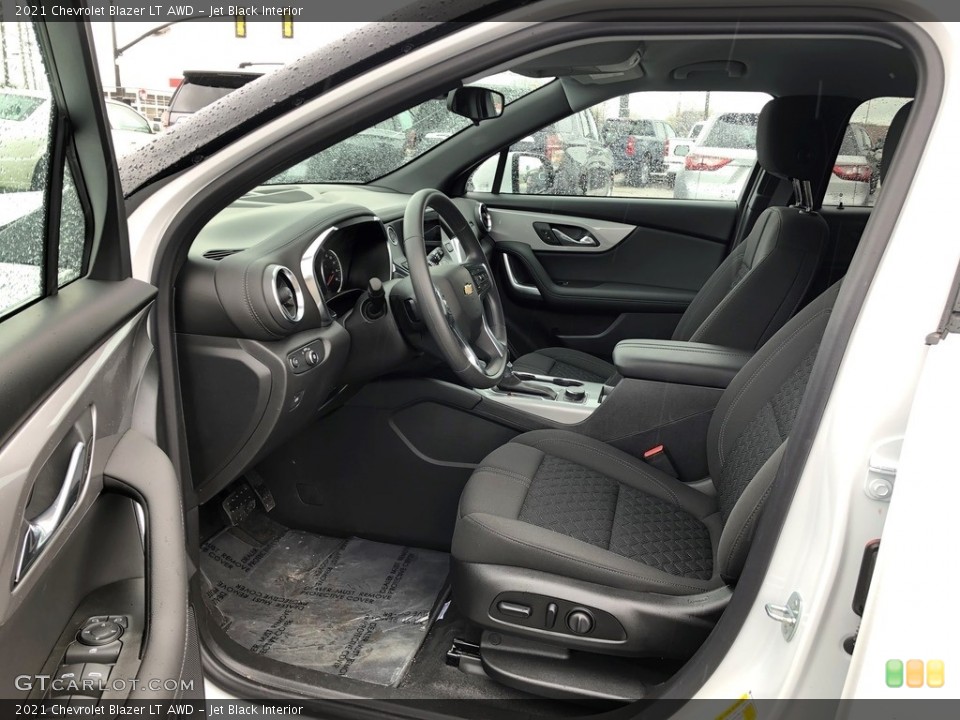 Jet Black Interior Front Seat for the 2021 Chevrolet Blazer LT AWD #141703860