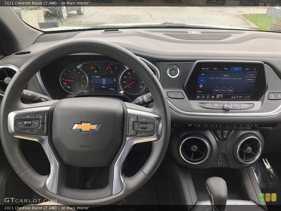 Jet Black Interior Dashboard for the 2021 Chevrolet Blazer LT AWD #141703863