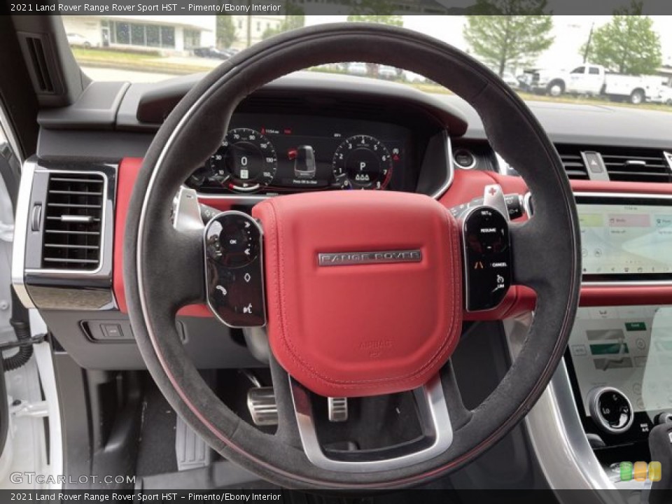 Pimento/Ebony Interior Steering Wheel for the 2021 Land Rover Range Rover Sport HST #141706229