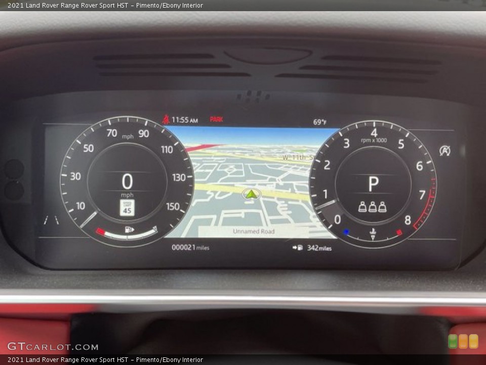Pimento/Ebony Interior Gauges for the 2021 Land Rover Range Rover Sport HST #141706538