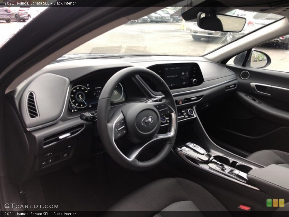 Black Interior Prime Interior for the 2021 Hyundai Sonata SEL #141707228
