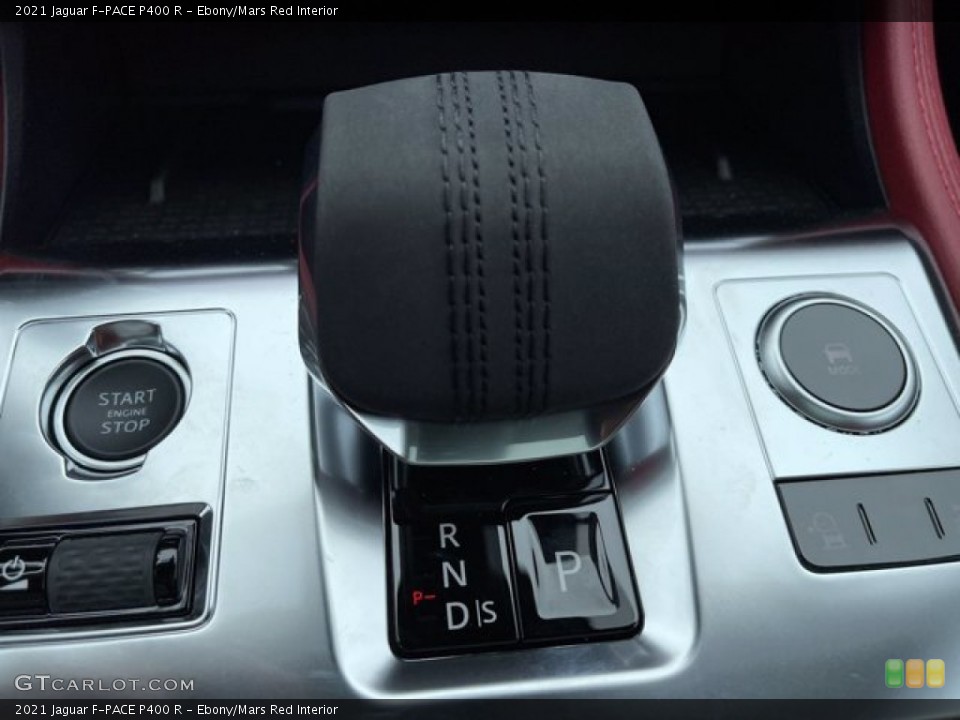 Ebony/Mars Red Interior Transmission for the 2021 Jaguar F-PACE P400 R #141707450