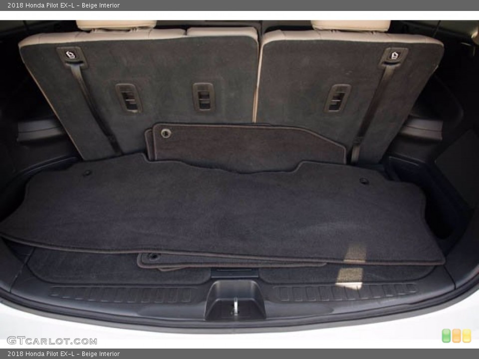 Beige Interior Trunk for the 2018 Honda Pilot EX-L #141708455