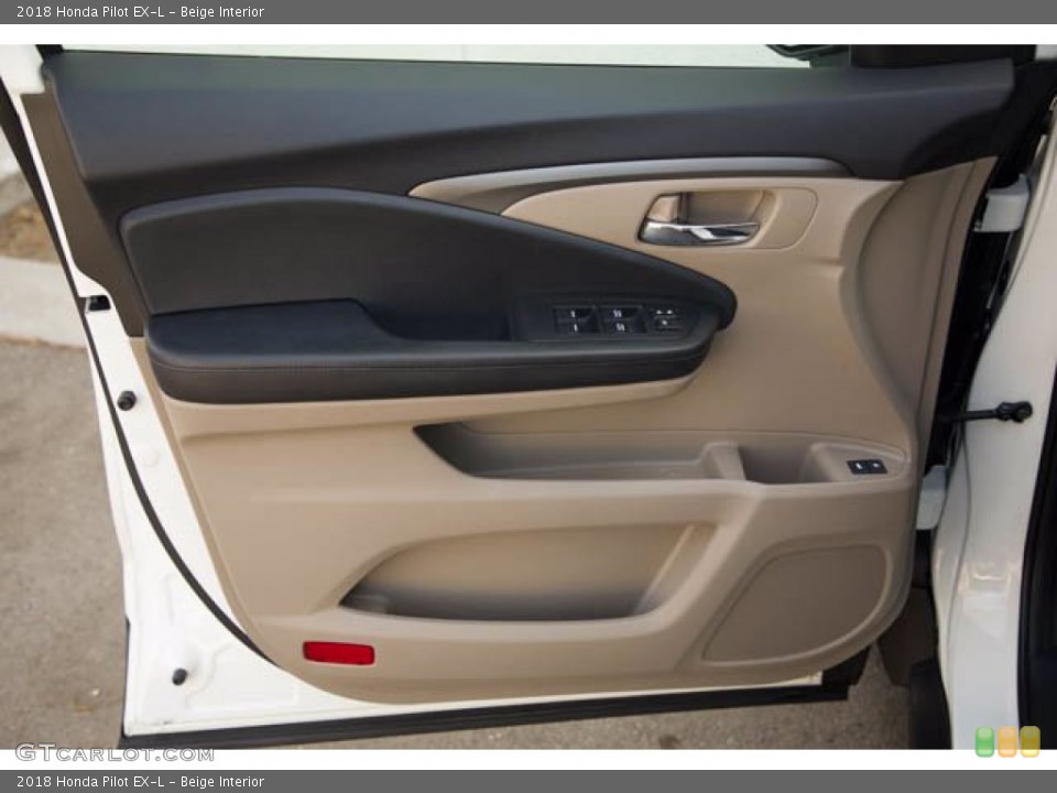 Beige Interior Door Panel for the 2018 Honda Pilot EX-L #141708698