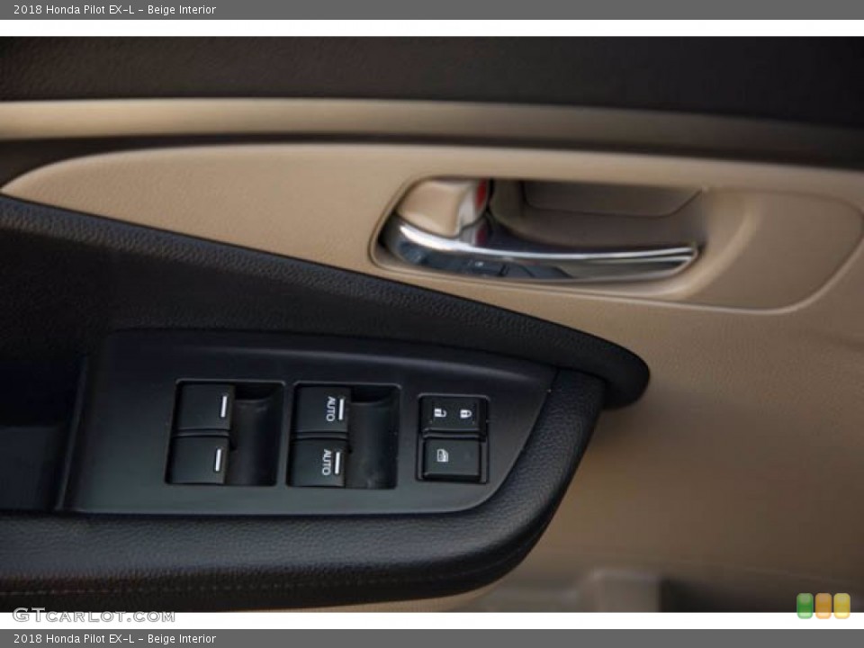 Beige Interior Door Panel for the 2018 Honda Pilot EX-L #141708716
