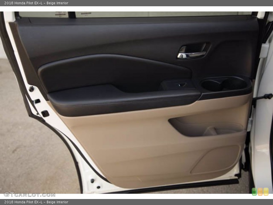 Beige Interior Door Panel for the 2018 Honda Pilot EX-L #141708734