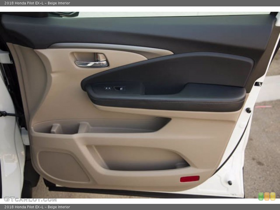 Beige Interior Door Panel for the 2018 Honda Pilot EX-L #141708776