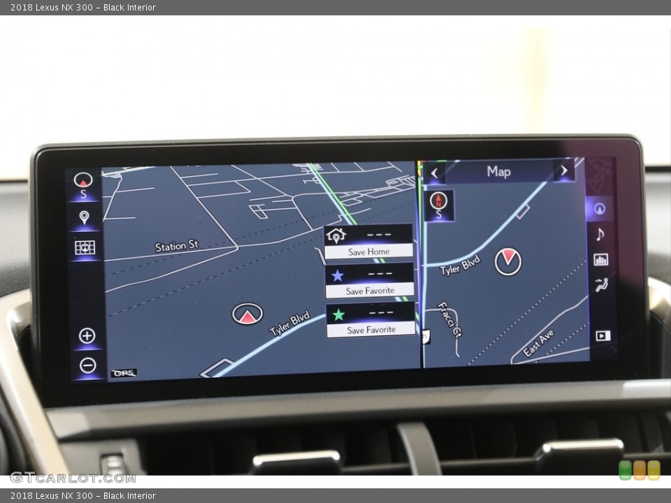 Black Interior Navigation for the 2018 Lexus NX 300 #141709505