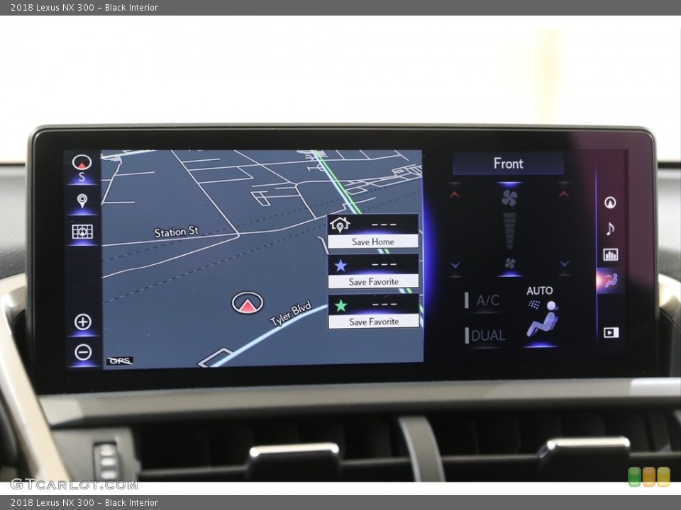 Black Interior Navigation for the 2018 Lexus NX 300 #141709544
