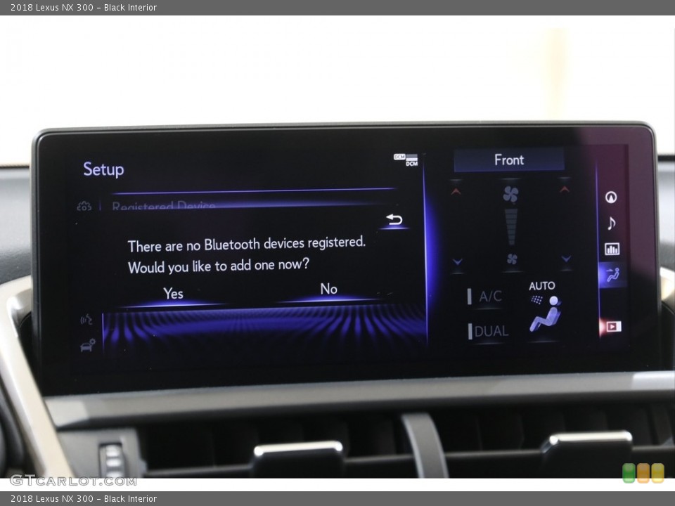 Black Interior Controls for the 2018 Lexus NX 300 #141709563