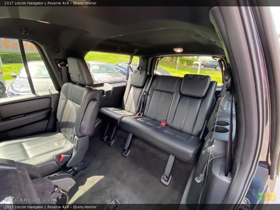 Ebony Interior Rear Seat for the 2017 Lincoln Navigator L Reserve 4x4 #141711908