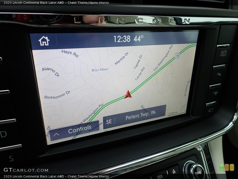 Chalet Theme/Alpine Interior Navigation for the 2020 Lincoln Continental Black Label AWD #141712907