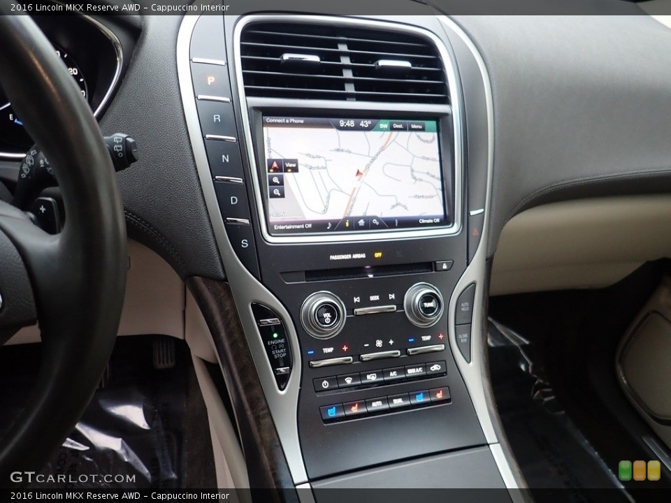 Cappuccino Interior Controls for the 2016 Lincoln MKX Reserve AWD #141713750