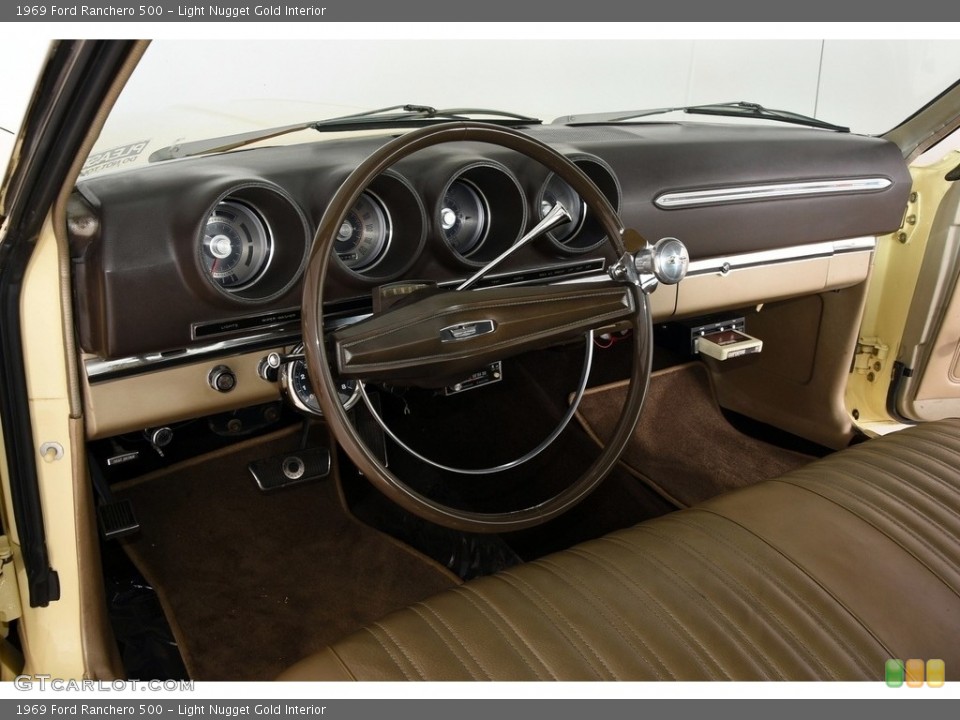 Light Nugget Gold Interior Photo for the 1969 Ford Ranchero 500 #141715154