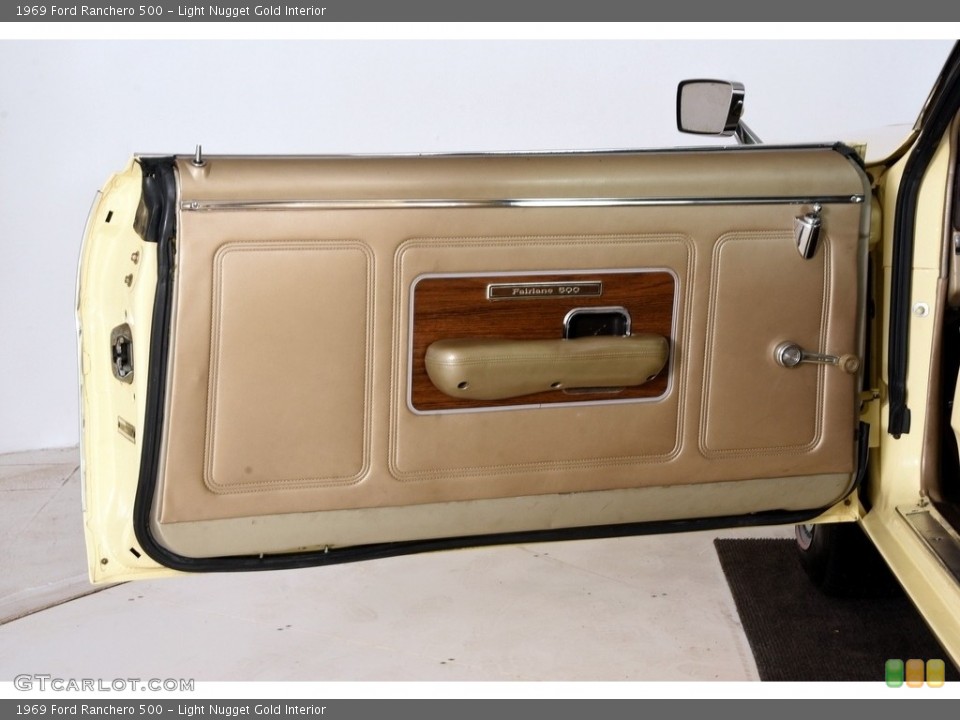 Light Nugget Gold Interior Door Panel for the 1969 Ford Ranchero 500 #141715205