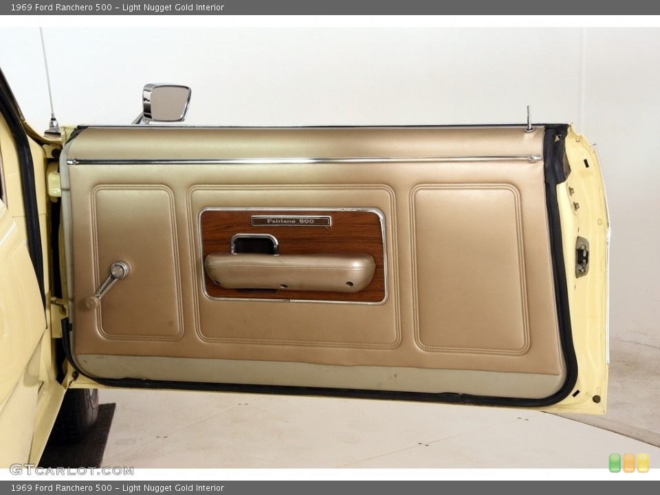 Light Nugget Gold Interior Door Panel for the 1969 Ford Ranchero 500 #141715247
