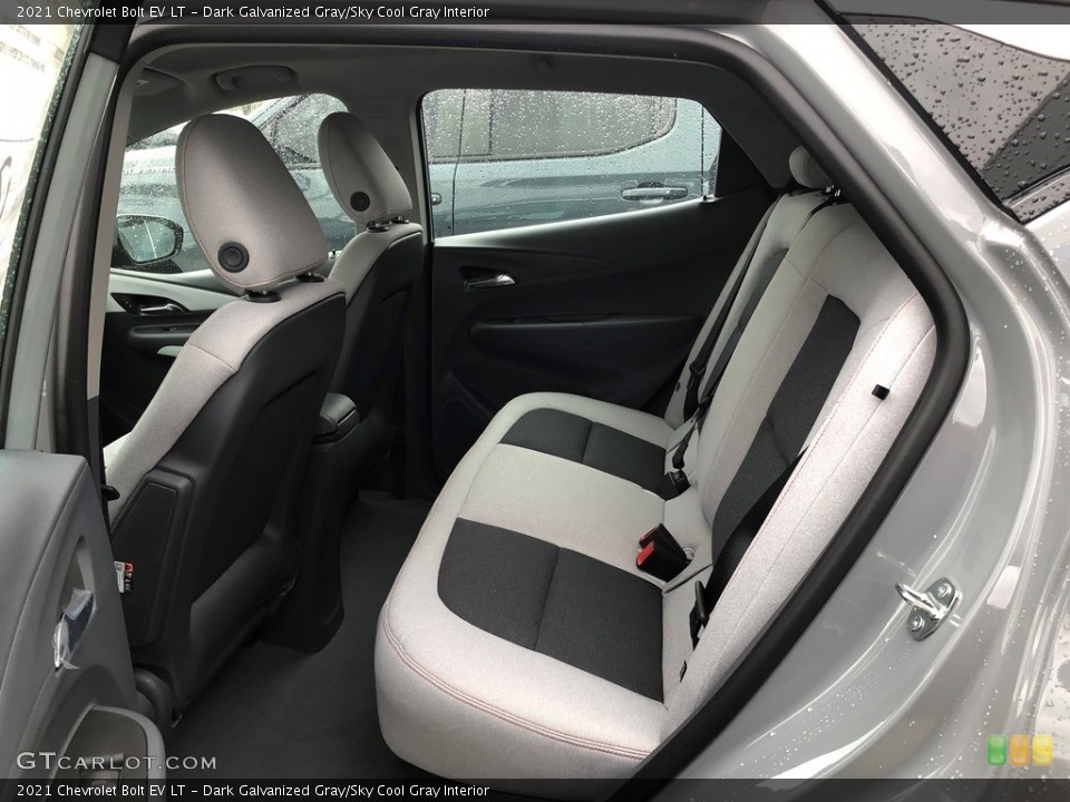 Dark Galvanized Gray/Sky Cool Gray Interior Rear Seat for the 2021 Chevrolet Bolt EV LT #141716285