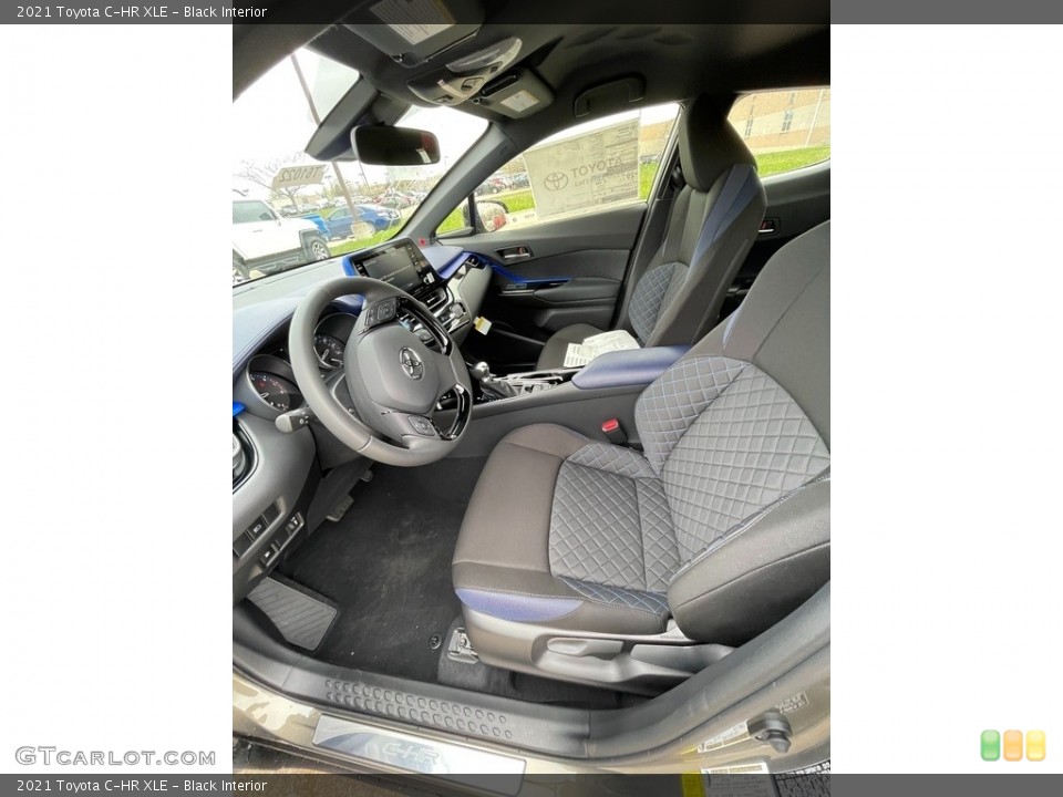 Black Interior Front Seat for the 2021 Toyota C-HR XLE #141718912