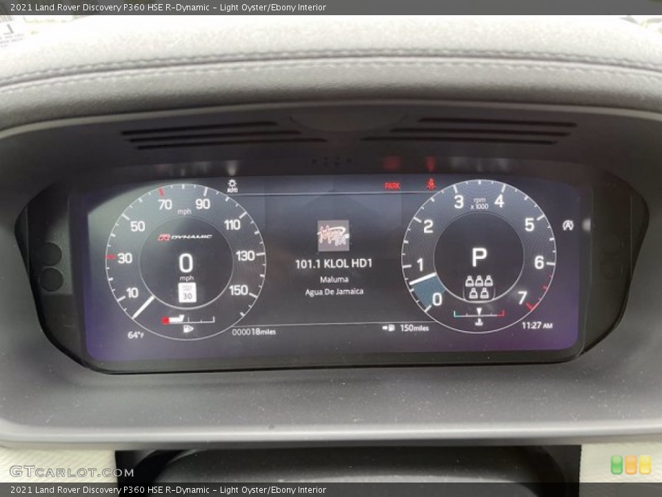Light Oyster/Ebony Interior Gauges for the 2021 Land Rover Discovery P360 HSE R-Dynamic #141719917