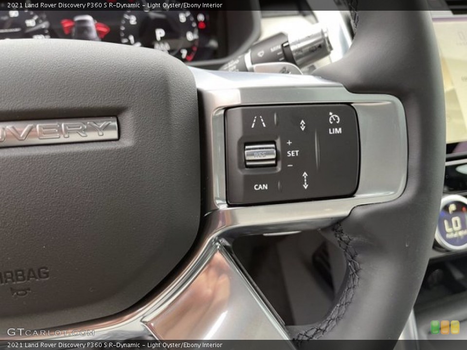 Light Oyster/Ebony Interior Steering Wheel for the 2021 Land Rover Discovery P360 S R-Dynamic #141720340