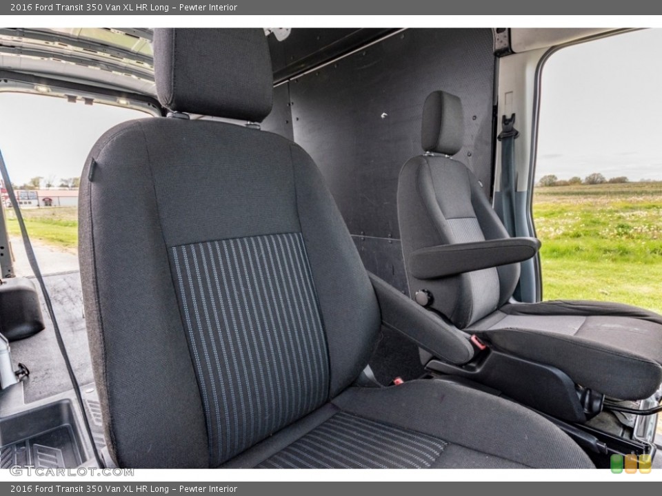 Pewter Interior Front Seat for the 2016 Ford Transit 350 Van XL HR Long #141722104