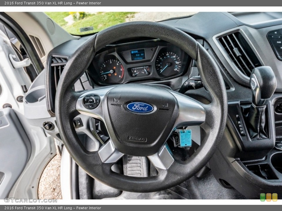 Pewter Interior Steering Wheel for the 2016 Ford Transit 350 Van XL HR Long #141722173