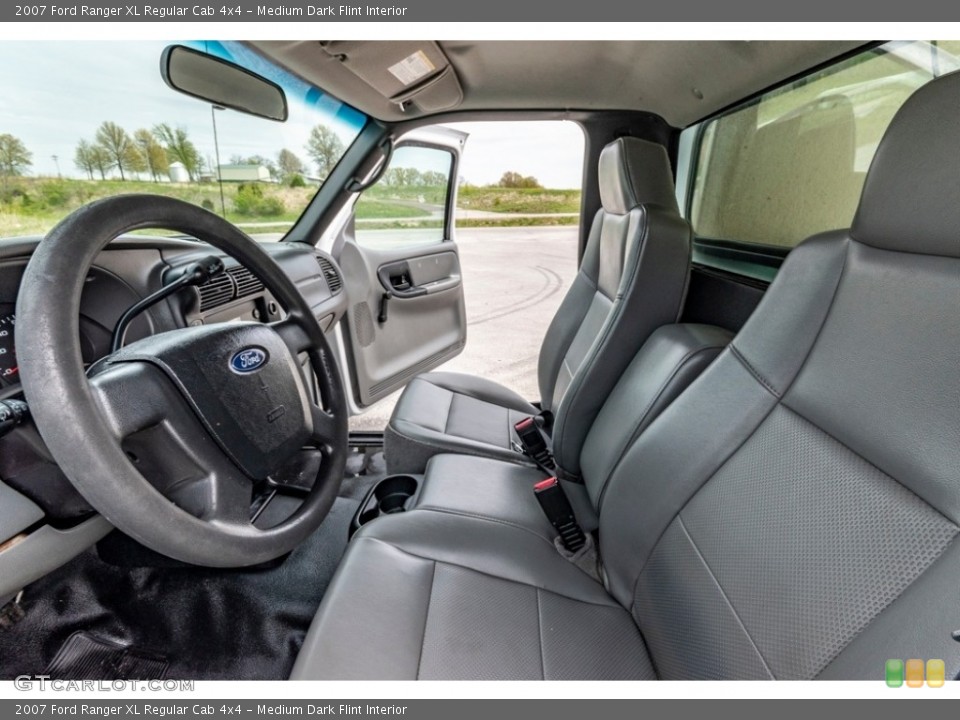 Medium Dark Flint Interior Front Seat for the 2007 Ford Ranger XL Regular Cab 4x4 #141722569