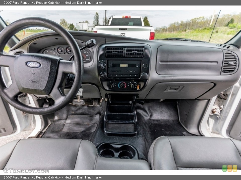 Medium Dark Flint Interior Dashboard for the 2007 Ford Ranger XL Regular Cab 4x4 #141722680