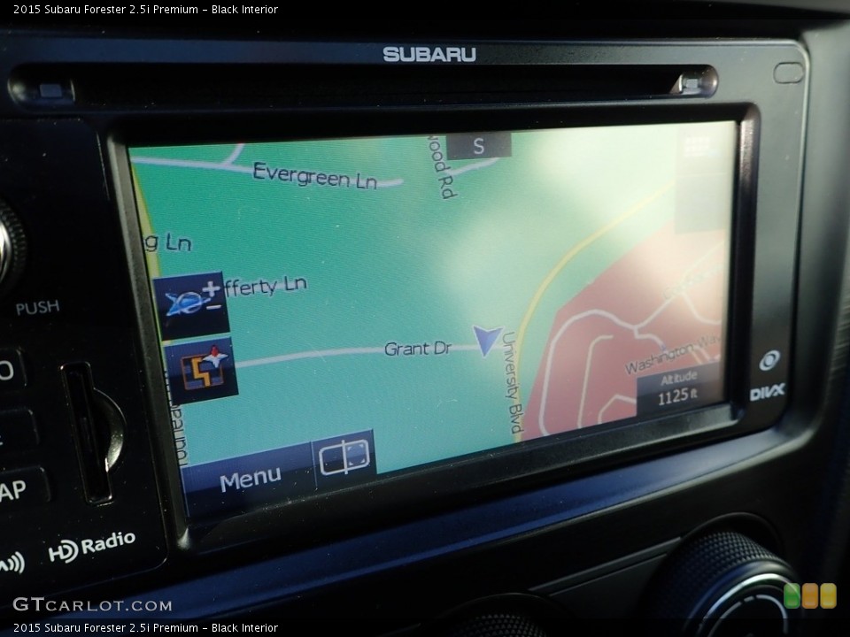 Black Interior Navigation for the 2015 Subaru Forester 2.5i Premium #141723807