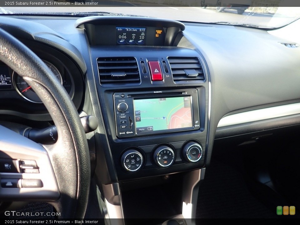 Black Interior Controls for the 2015 Subaru Forester 2.5i Premium #141723830