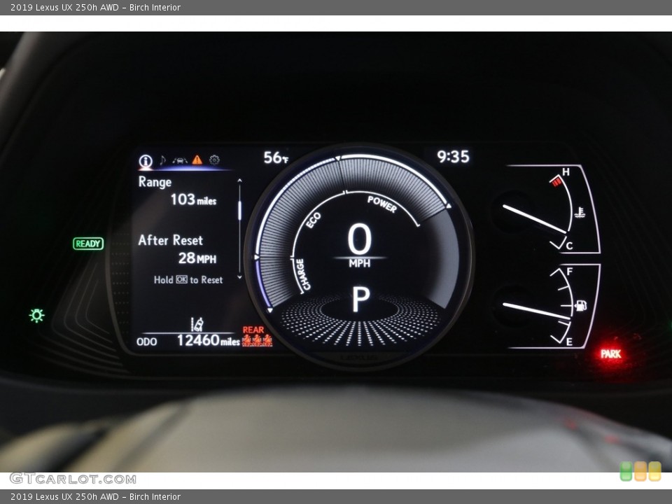 Birch Interior Gauges for the 2019 Lexus UX 250h AWD #141728189