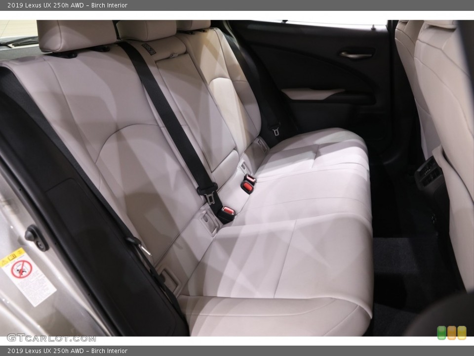 Birch Interior Rear Seat for the 2019 Lexus UX 250h AWD #141728366