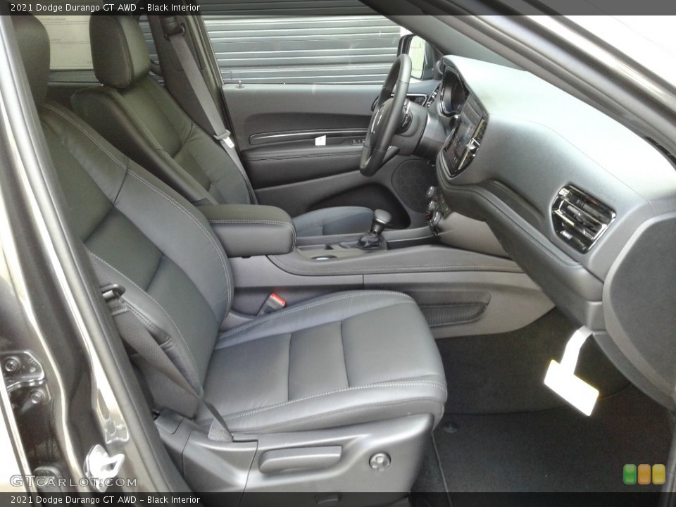 Black Interior Front Seat for the 2021 Dodge Durango GT AWD #141728987