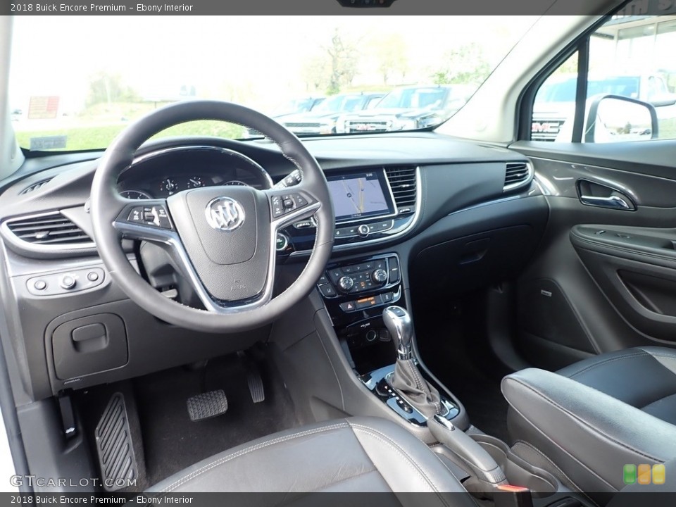 Ebony Interior Photo for the 2018 Buick Encore Premium #141730591