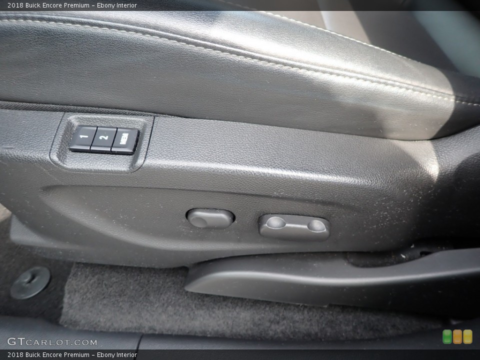 Ebony Interior Front Seat for the 2018 Buick Encore Premium #141730790